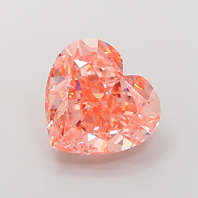 2.78 ct Pink (Intense) VS1 Heart Modified lab-grown diamond