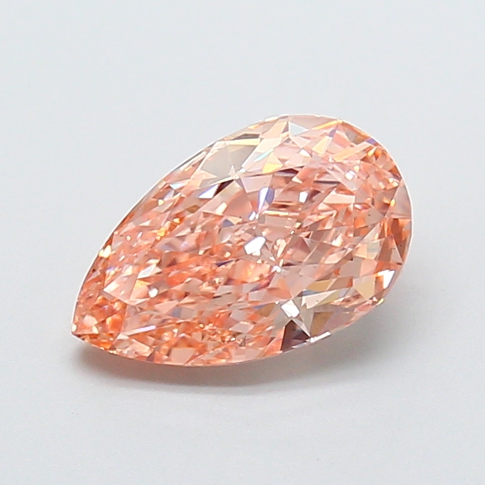 2.02 ct Orange (Intense) VS1 Pear Modified lab-grown diamond
