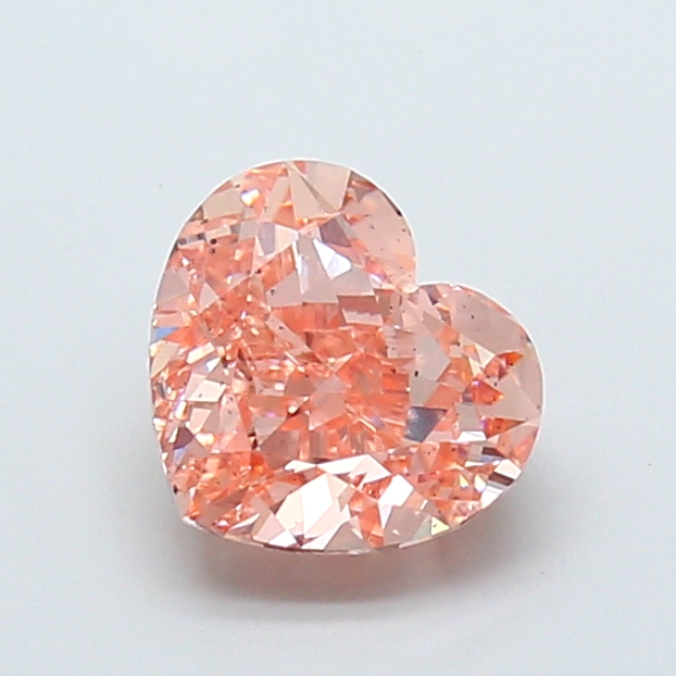 2.40 ct Pink (Intense) SI1 Heart Modified lab-grown diamond