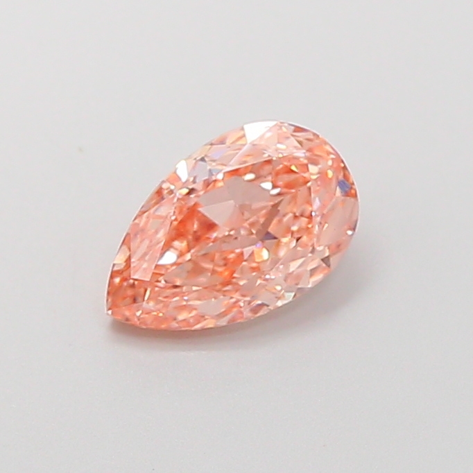 1.10 ct Brown (Light) VS1 Pear Modified lab-grown diamond