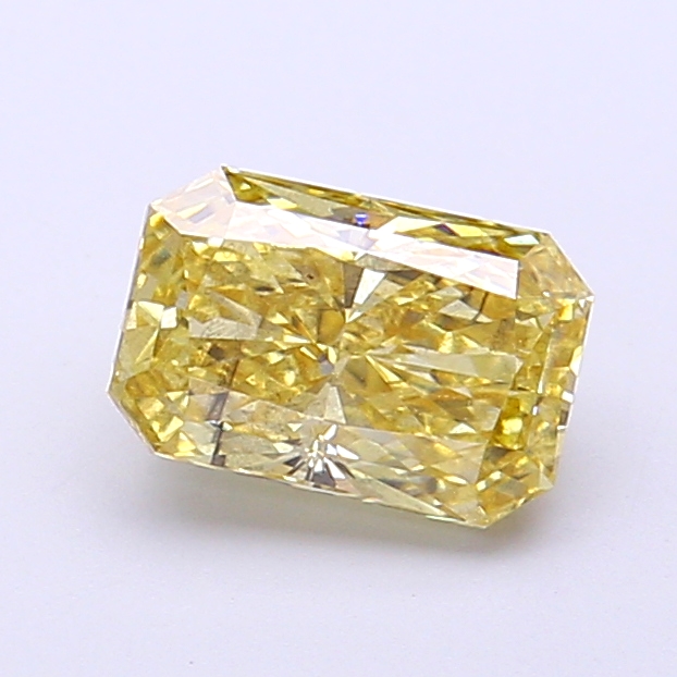 1.05 ct Radiant Fancy Light Yellow Lab-Grown Diamond