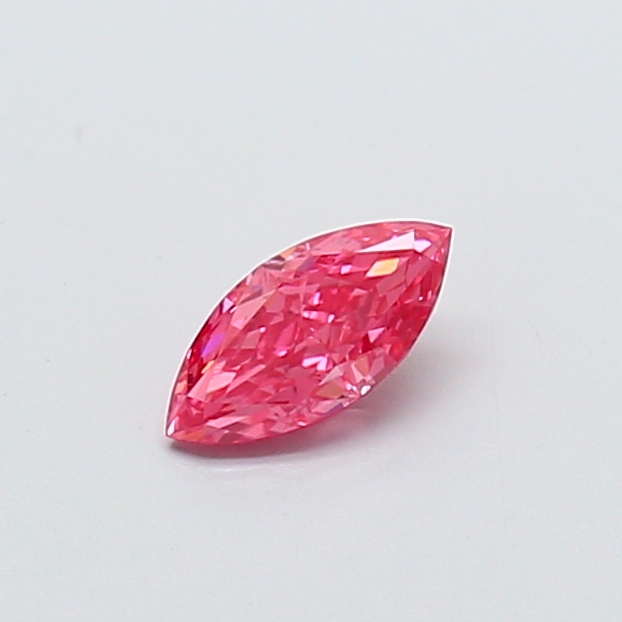 0.10 ct Lozenge Fancy Vivid Pink Lab-Grown Diamond