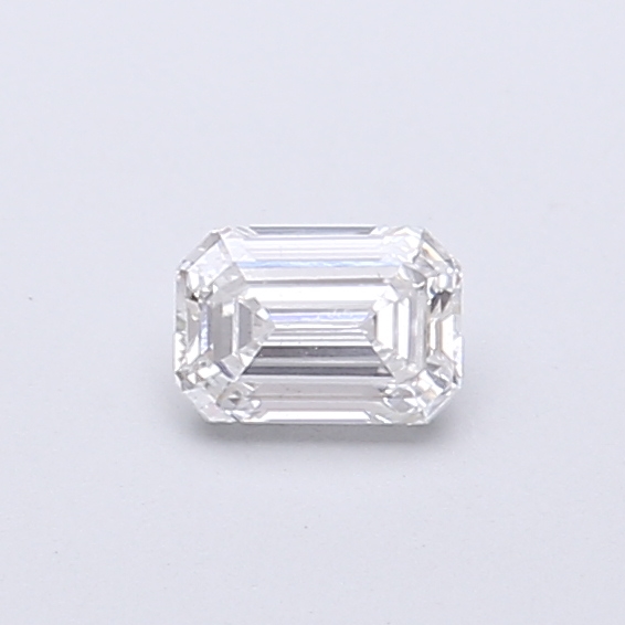 Actual 0.29 carat D Emerald lab-grown diamond