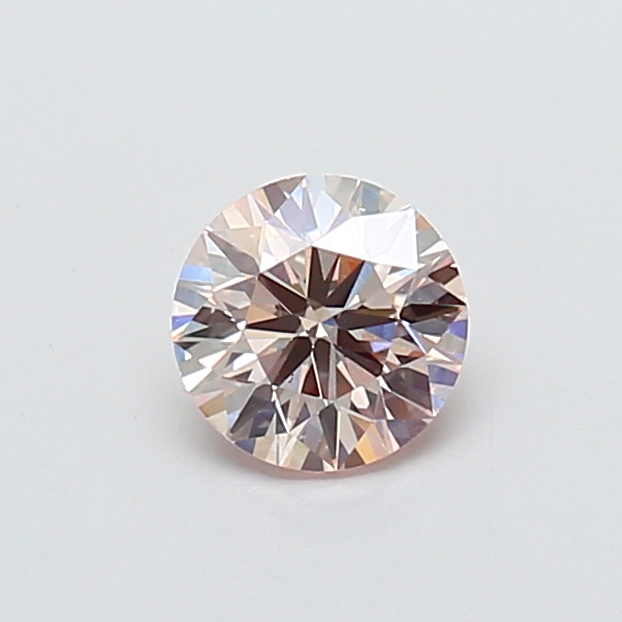 0.67 ct Round Fancy Vivid Pink Lab-Grown Diamond