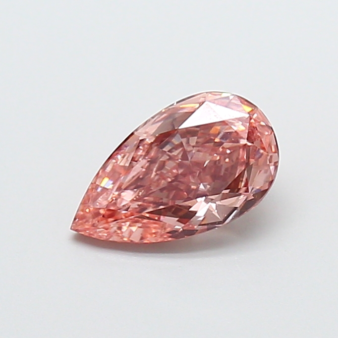 0.99 ct Pear Fancy Intense Pink Lab-Grown Diamond
