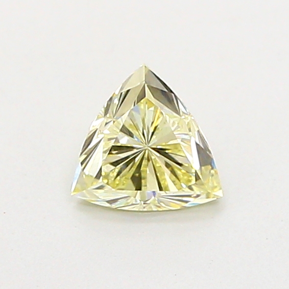 0.45 ct Trilliant Fancy Vivid Yellow Lab-Grown Diamond
