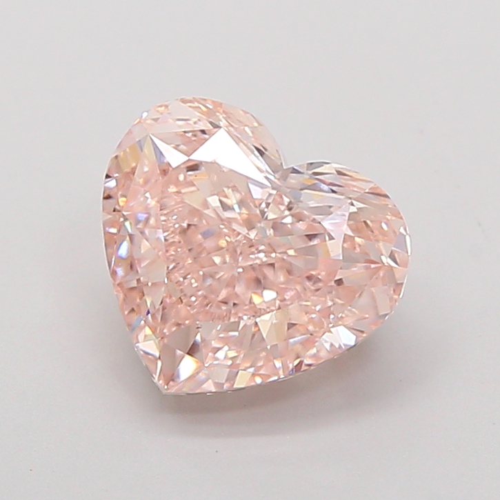 3.01 ct Heart Fancy Intense Pink Lab-Grown Diamond