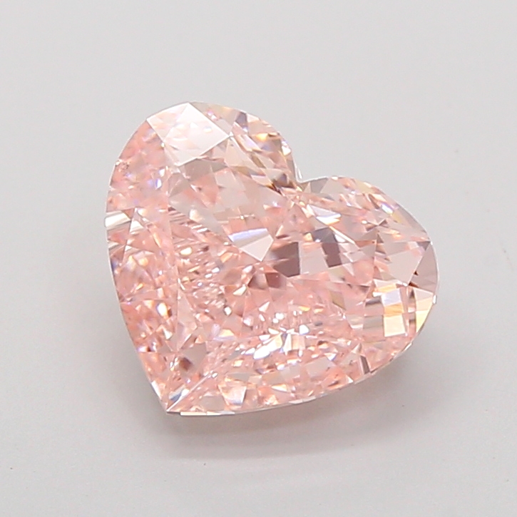 3.01 ct Heart Fancy Intense Pink Lab-Grown Diamond