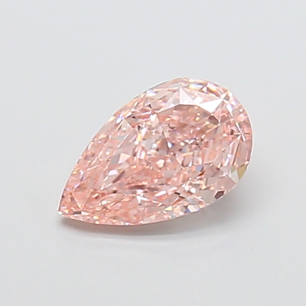 1.04 ct Pear Fancy Vivid Pink Lab-Grown Diamond
