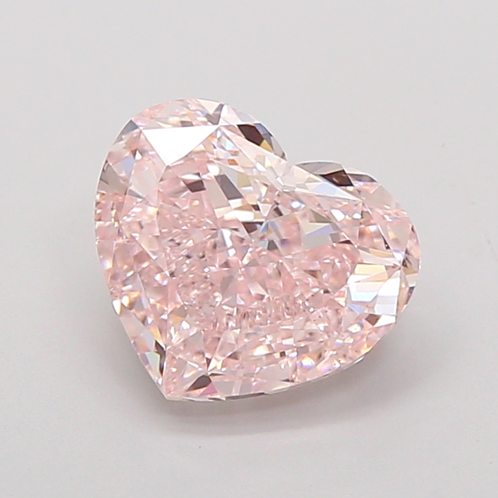 3.01 ct Heart Fancy Intense Pink Lab-Grown Diamond