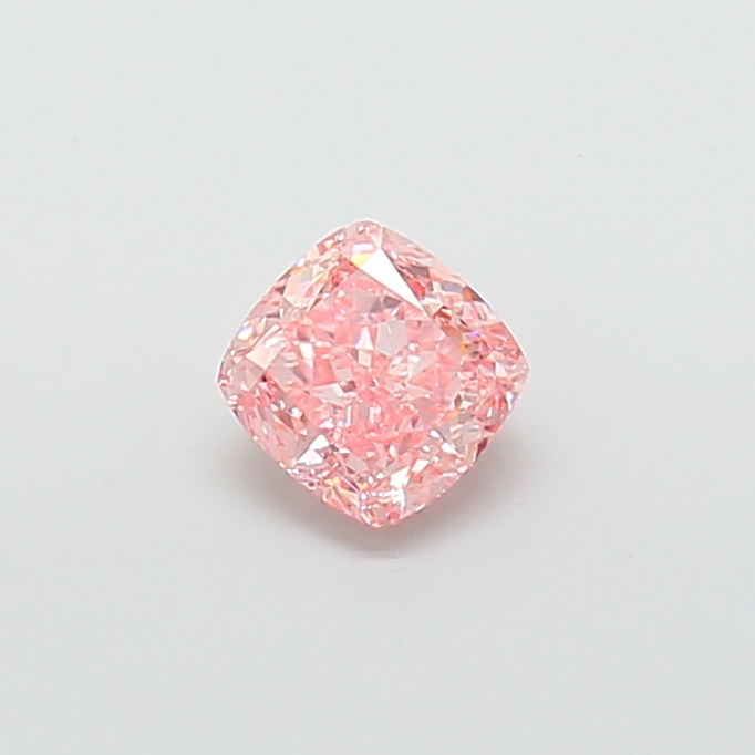 1.28 ct Pink (Vivid) VS1 Square Cushion lab-grown diamond