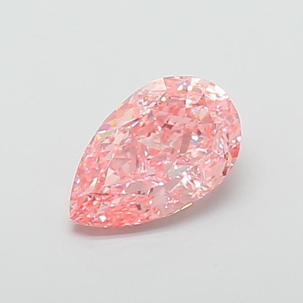 2.91 ct Pink (Vivid) VS1 Pear Modified lab-grown diamond