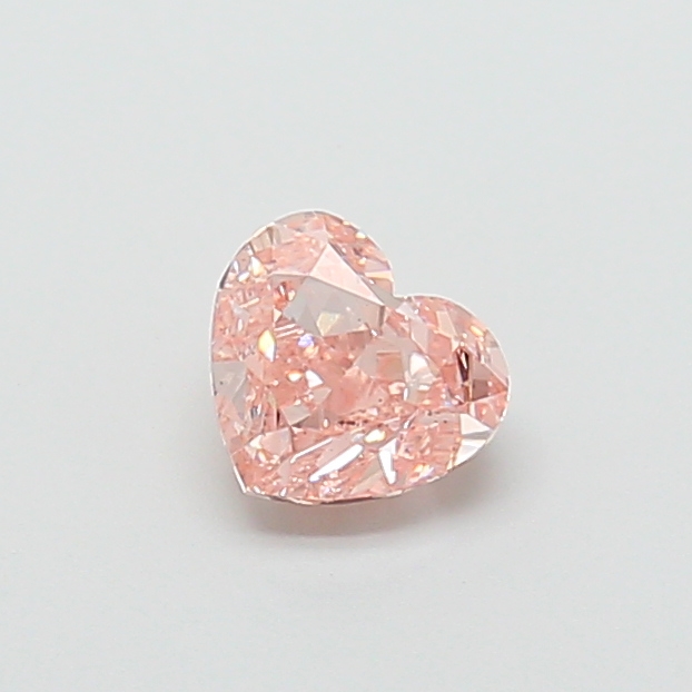 1.12 ct Pink (Intense) VS1 Heart Modified lab-grown diamond