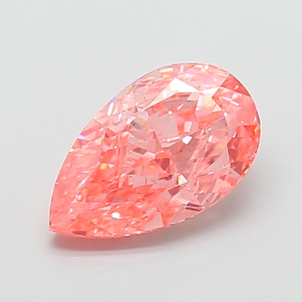 2.62 ct Pink (Vivid) VS2 Pear Modified lab-grown diamond