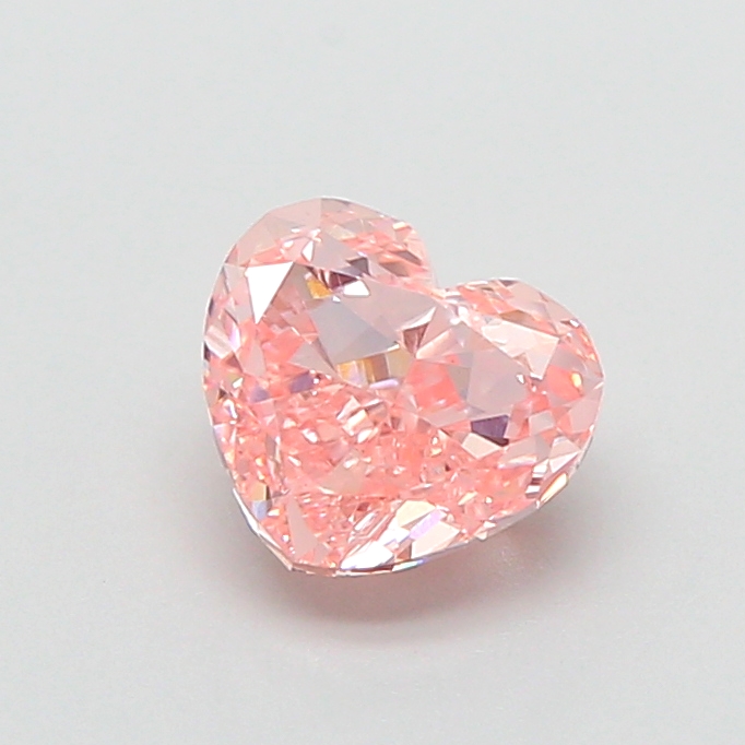 1.09 ct Pink (Intense) VS1 Heart Modified lab-grown diamond