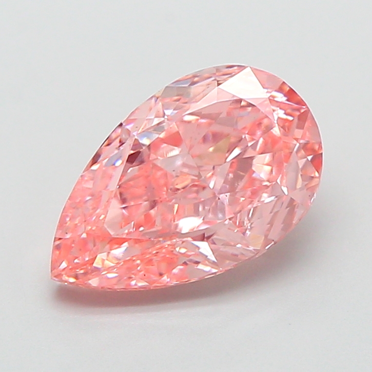 2.05 ct Pink (Vivid) VS1 Pear Modified lab-grown diamond