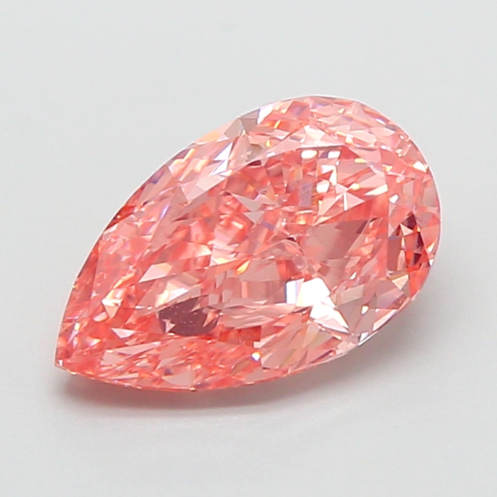 2.00 ct Pink (Vivid) VS1 Pear Modified lab-grown diamond