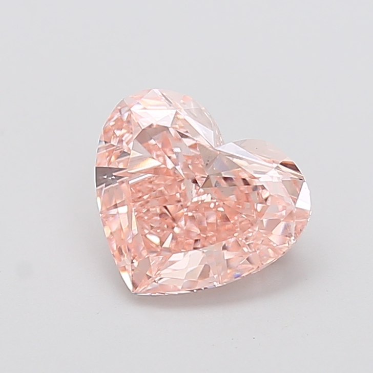2.52 ct Heart Fancy Vivid Pink Lab-Grown Diamond