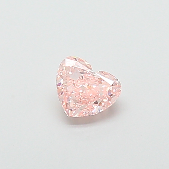 0.81 ct Pink (Intense) VVS2 Heart Modified lab-grown diamond
