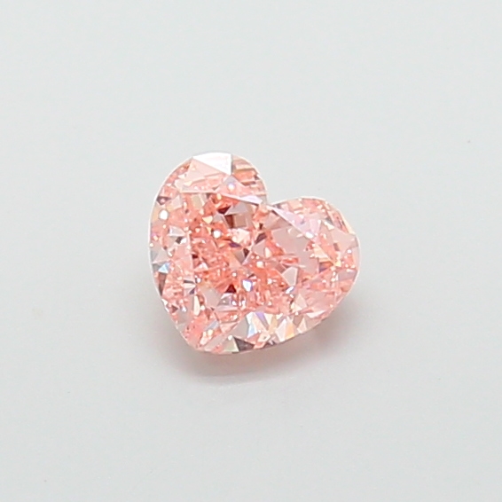 1.08 ct Pink (Vivid) VS1 Heart Modified lab-grown diamond