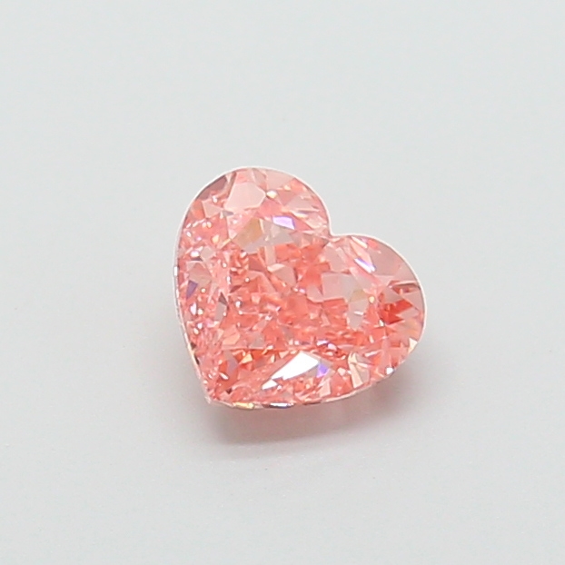 1.23 ct Pink (Vivid) VVS2 Heart Modified lab-grown diamond