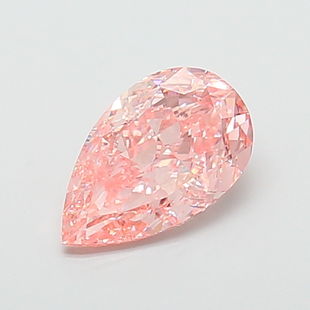 2.40 ct Pink (Vivid) VS1 Pear Modified lab-grown diamond