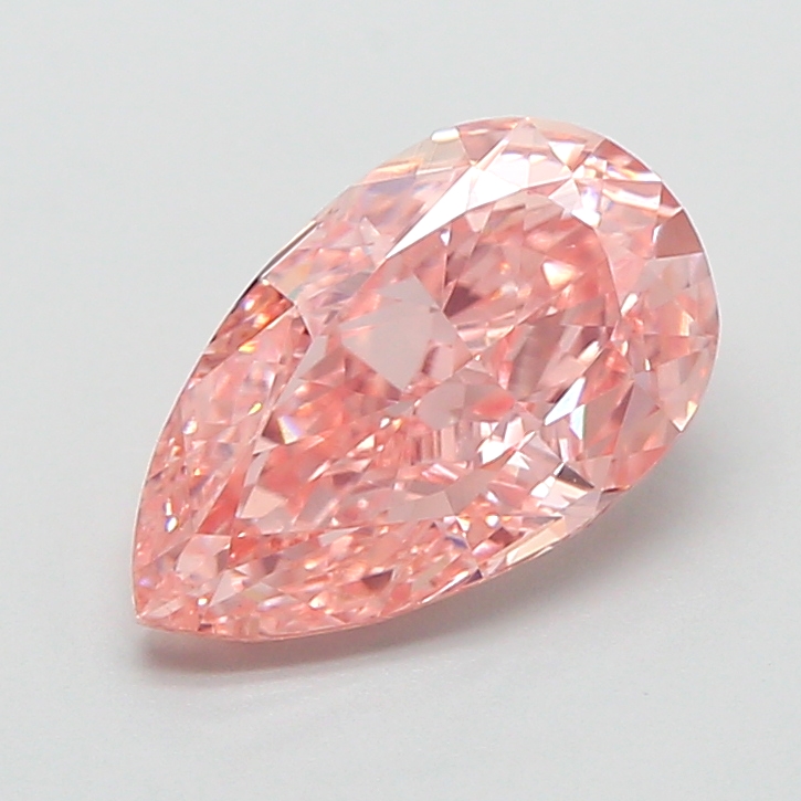 2.06 ct Pink (Vivid) VVS2 Pear Modified lab-grown diamond