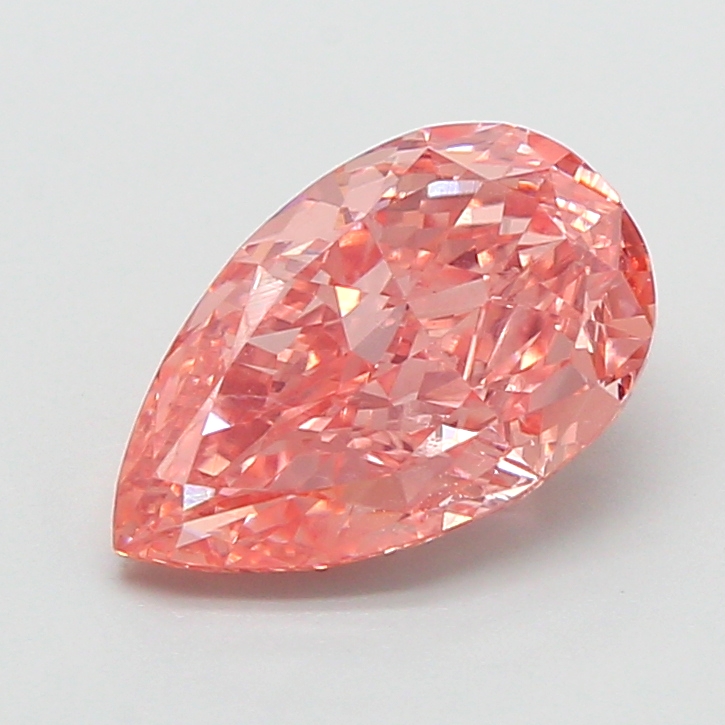 2.07 ct Pink (Vivid) VVS2 Pear Modified lab-grown diamond