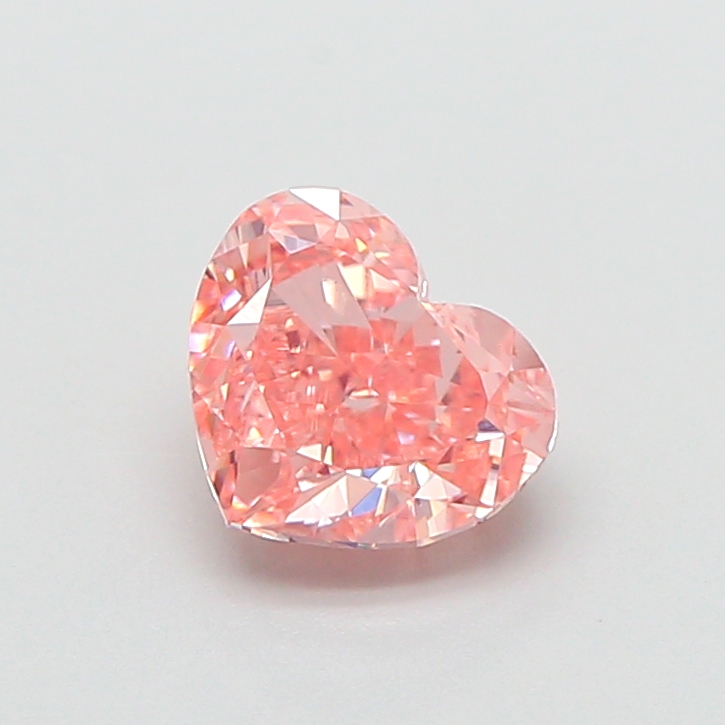 1.16 ct Pink (Vivid) VVS2 Heart Modified lab-grown diamond