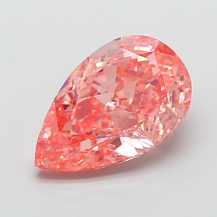 2.02 ct Pink (Vivid) VS1 Pear Modified lab-grown diamond