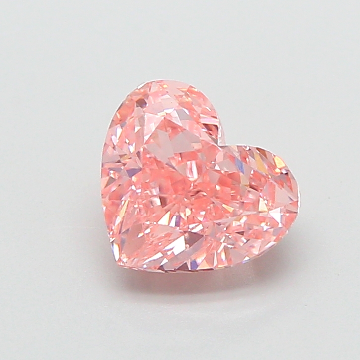 1.48 ct Pink (Vivid) VS1 Heart Modified lab-grown diamond