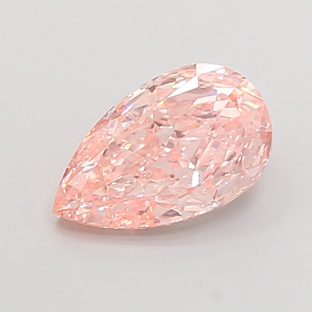 2.49 ct Pink (Vivid) VS1 Pear Modified lab-grown diamond