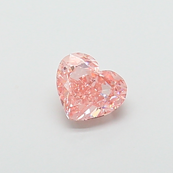 1.04 ct Pink (Vivid) VS1 Heart Modified lab-grown diamond