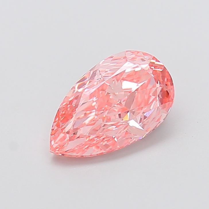 2.05 ct Pink (Vivid) VS1 Pear Modified lab-grown diamond