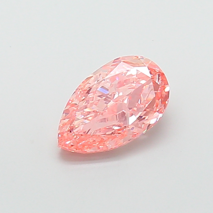 2.45 ct Pink (Vivid) VVS2 Pear Modified lab-grown diamond