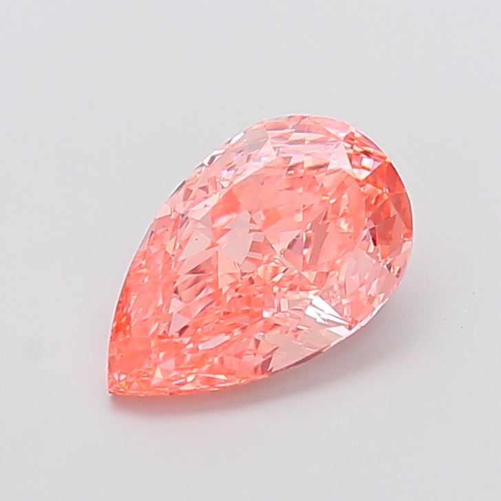 2.54 ct Pink (Vivid) VS1 Pear Modified lab-grown diamond