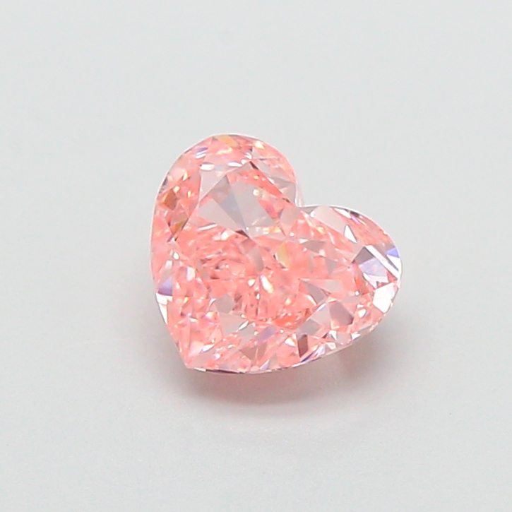 1.07 ct Pink (Vivid) VS1 Heart Modified lab-grown diamond