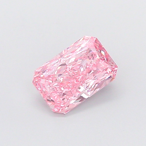 2.34 ct Pink (Vivid) VS2 Radiant lab-grown diamond