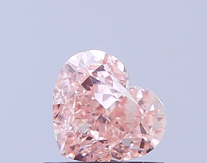 0.95 ct Pink (Intense) VS2 Heart Modified lab-grown diamond