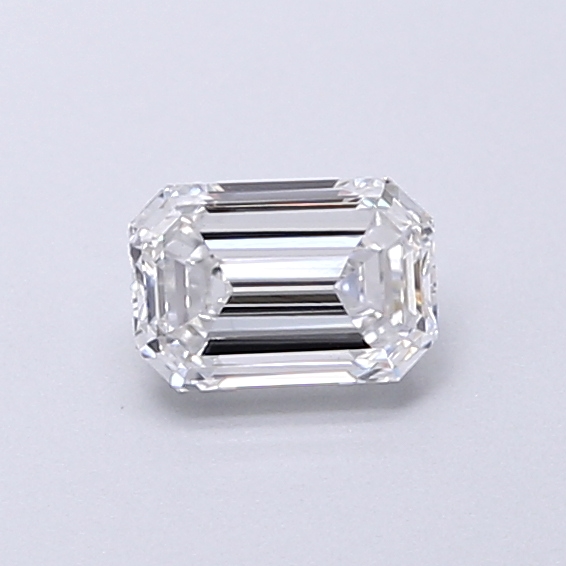 Actual 0.37 carat D Emerald lab-grown diamond