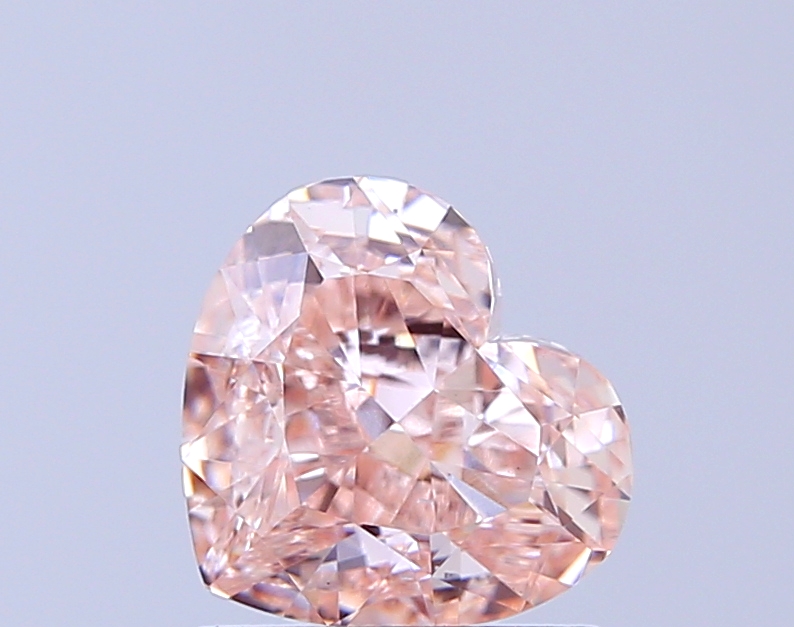1.51 ct Pink (Fancy) SI1 Heart Modified lab-grown diamond