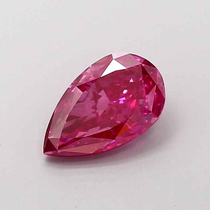 0.22 ct Pear Fancy Vivid Purple Lab-Grown Diamond