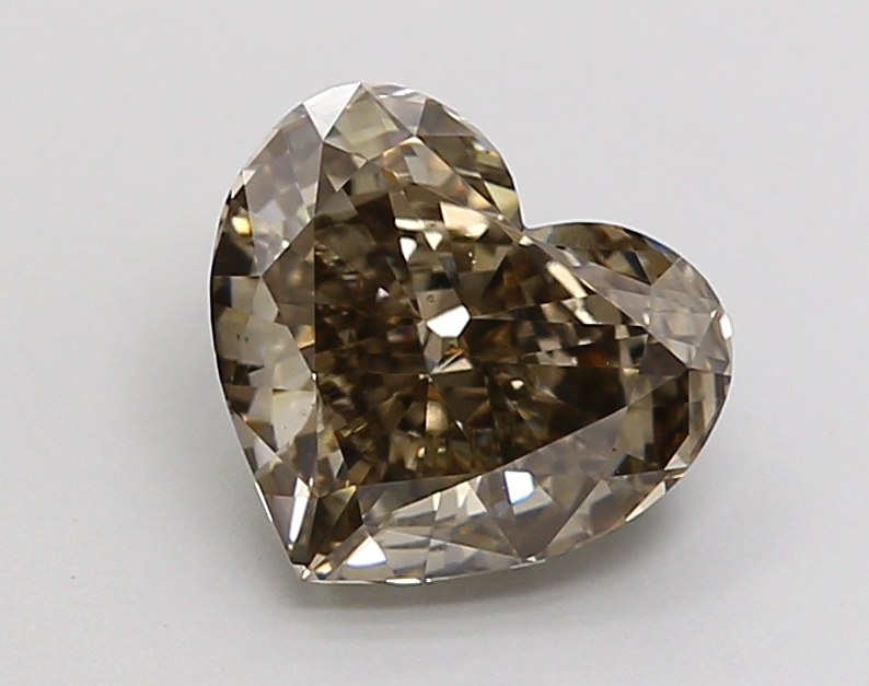 2.03 ct Heart Fancy Vivid Black Lab-Grown Diamond