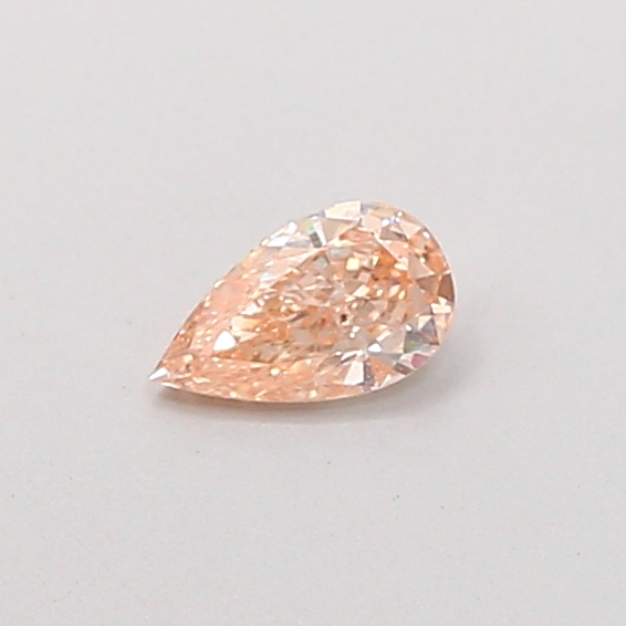 0.28 ct Pear Fancy Vivid Pink Lab-Grown Diamond