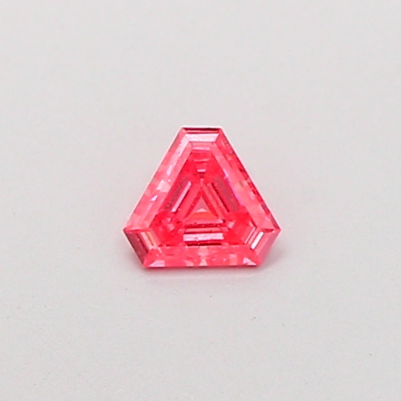 1.03 ct Trilliant Fancy Vivid Pink Lab-Grown Diamond