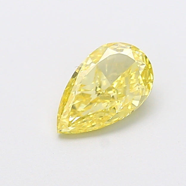 0.90 ct Pear Fancy Intense Yellow Lab-Grown Diamond