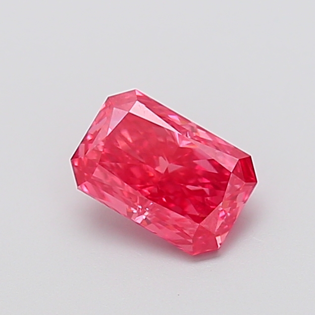 1.05 ct Radiant Fancy Vivid Pink Lab-Grown Diamond
