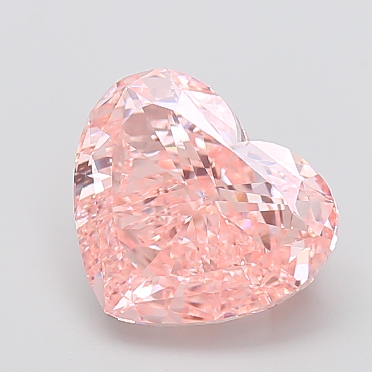5.00 ct Heart Fancy Intense Pink Lab-Grown Diamond