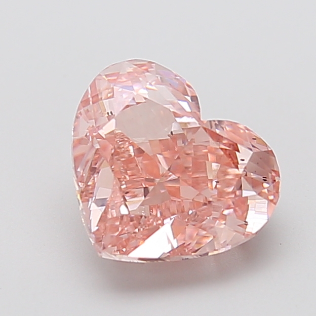 3.07 ct Pink (Vivid) VS2 Heart Modified lab-grown diamond