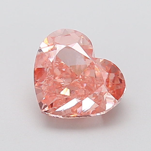 2.51 ct Pink (Vivid) VS1 Heart Modified lab-grown diamond